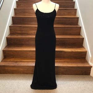 SOLD Elegant black evening gown